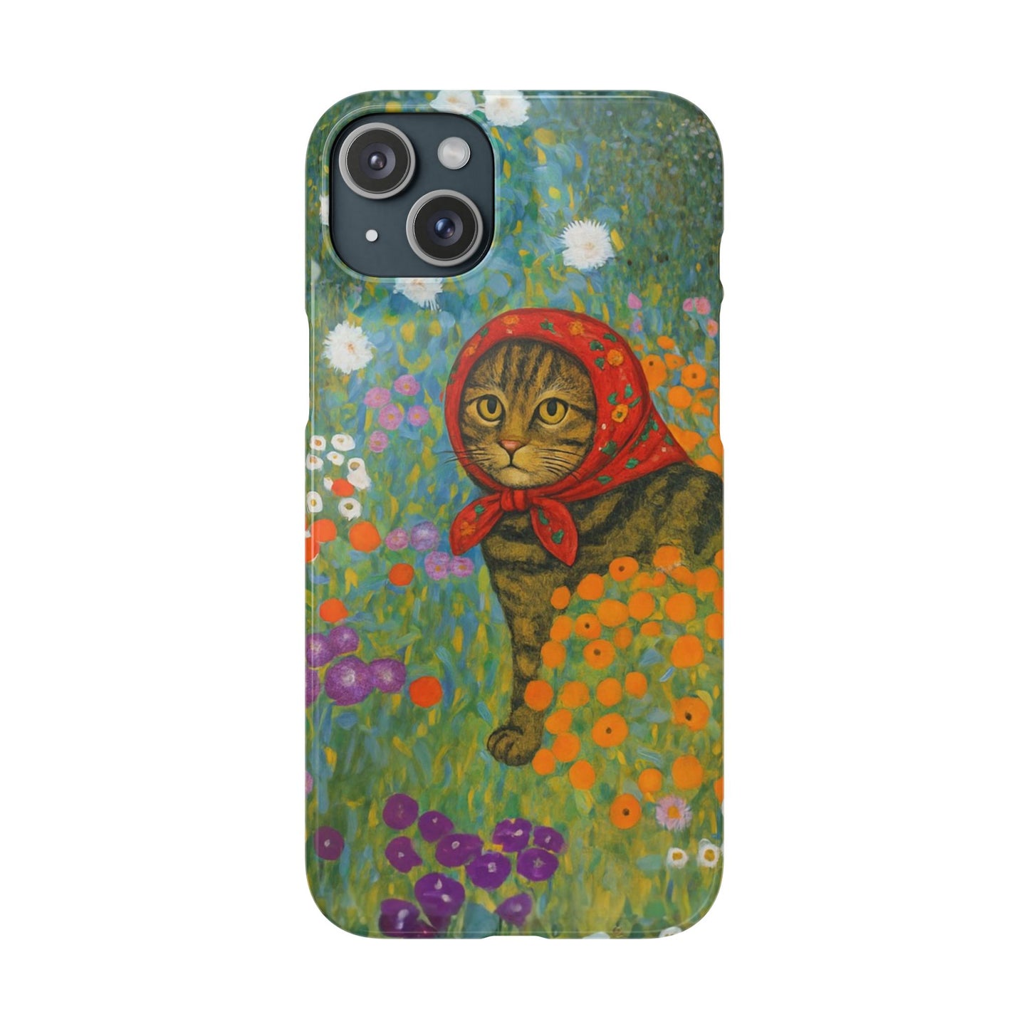 Babushka Cat Gusav Klimt Snap Phone Case