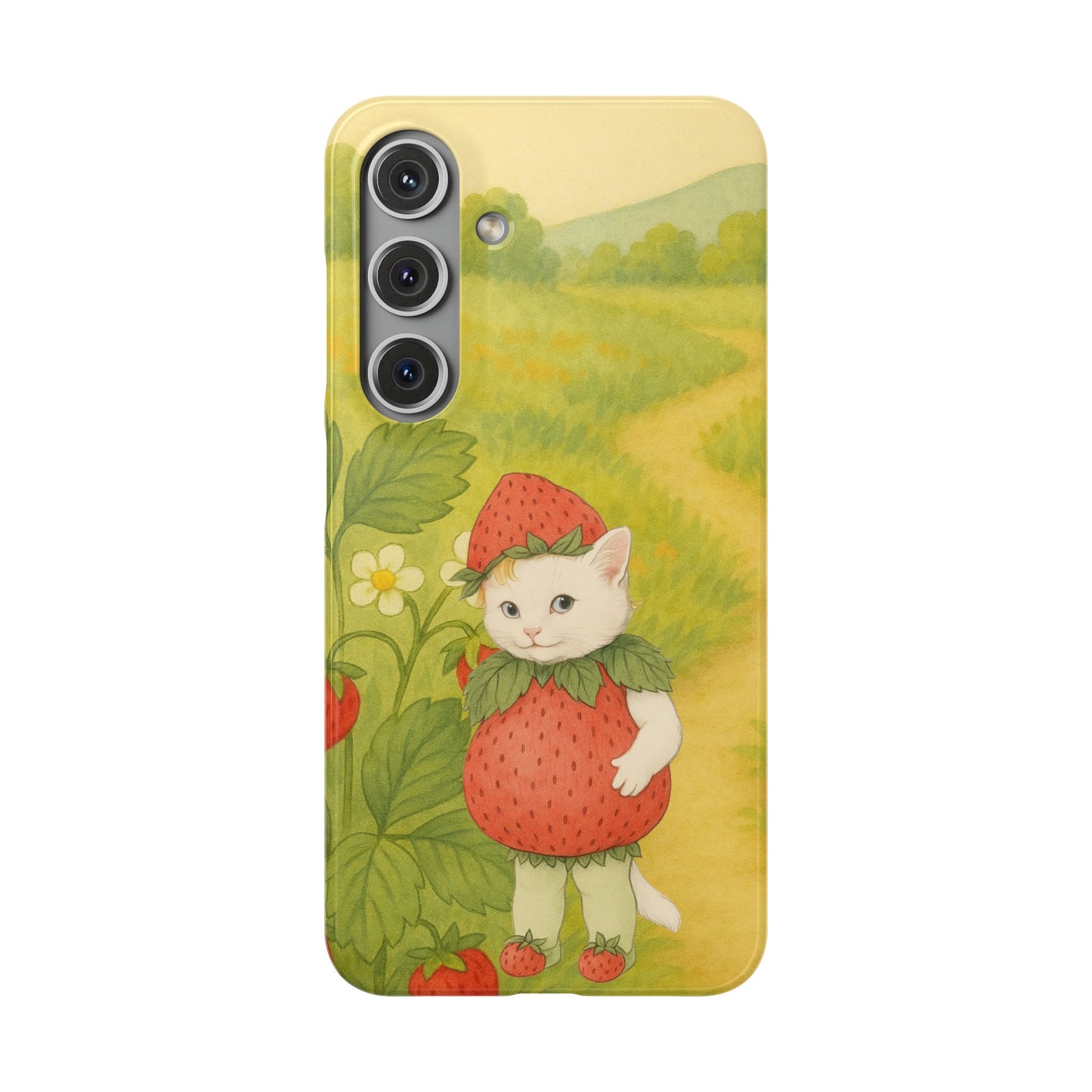 Strawberry Cat x Mother Earth's Children Snap Phone Case