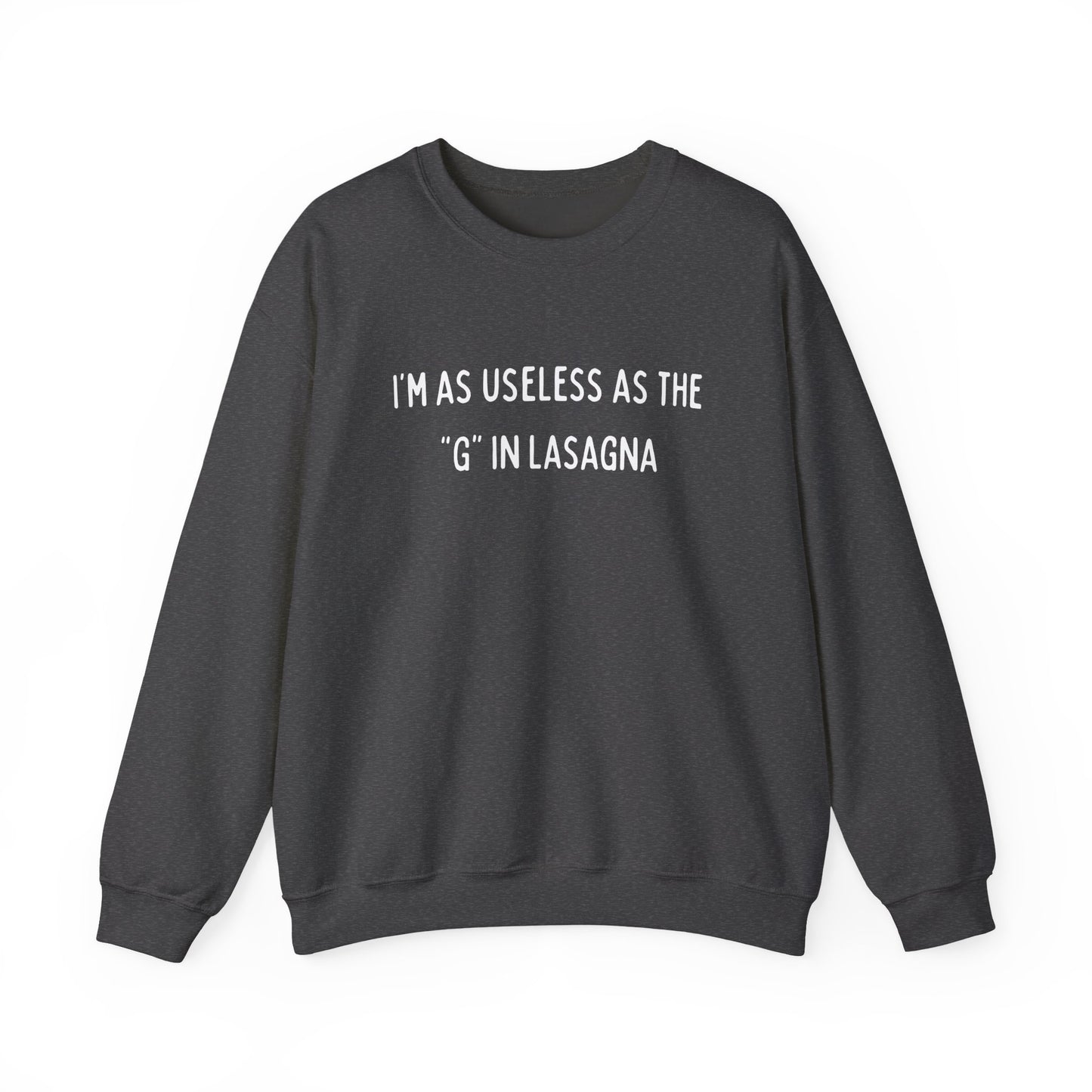 Babushka Cat Lasagna Quote Unisex Heavy Blend™ Crewneck Sweatshirt