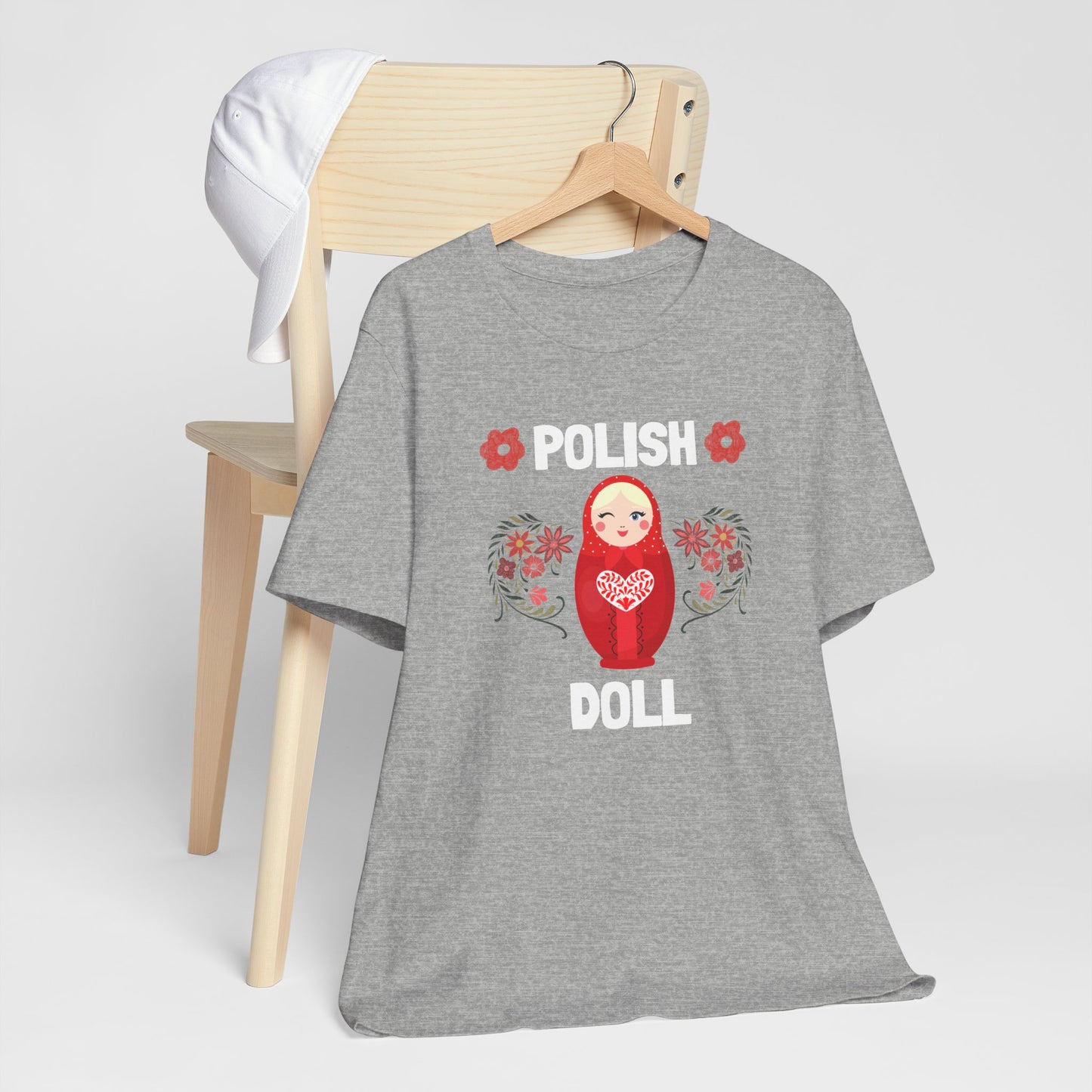 Polish Ladies Tee, Polish Doll Unisex Jersey Short Sleeve Tee for Polish Babes