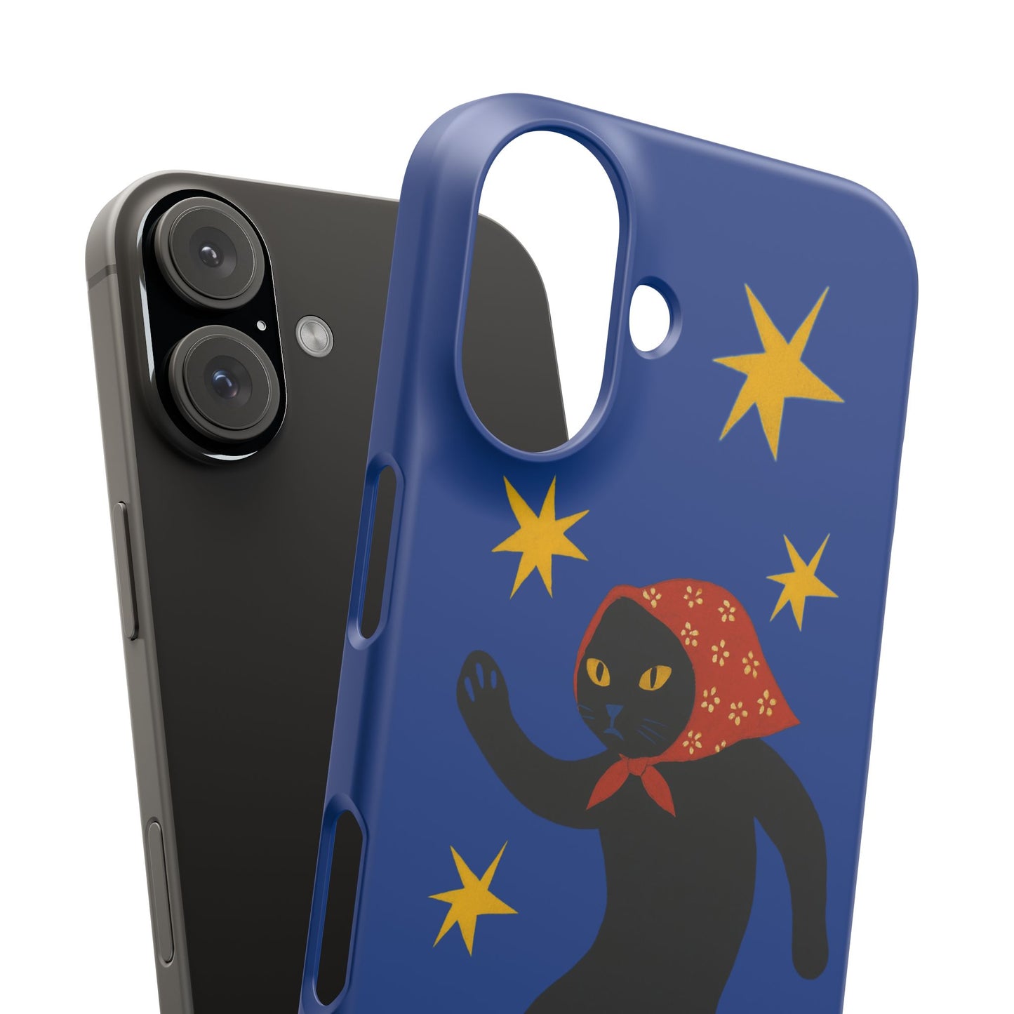 Babushka Cat x Matisse Style Snap Phone Case