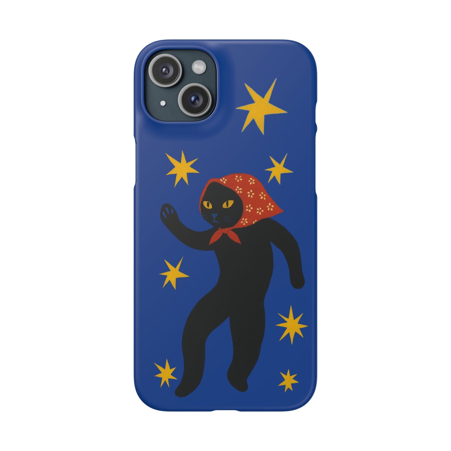 Babushka Cat x Matisse Style Snap Phone Case