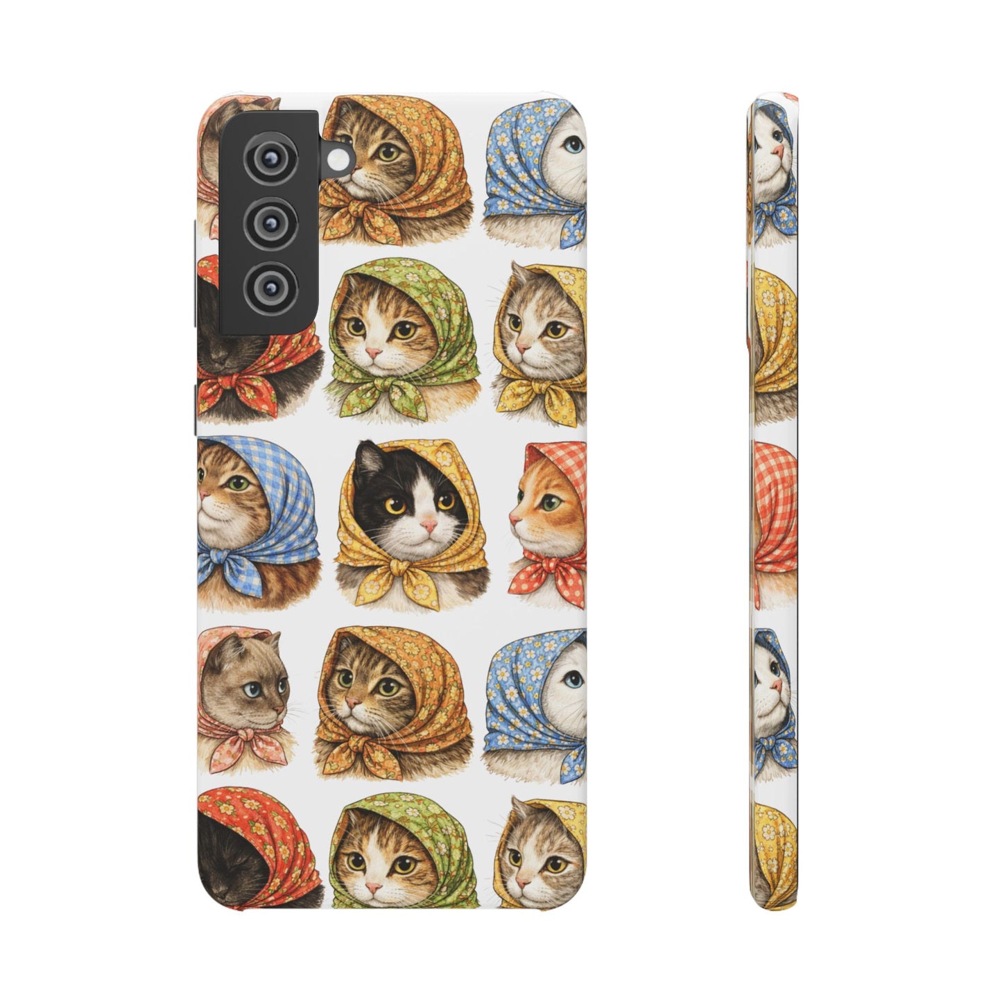 Babushka Cats Snap Phone Case