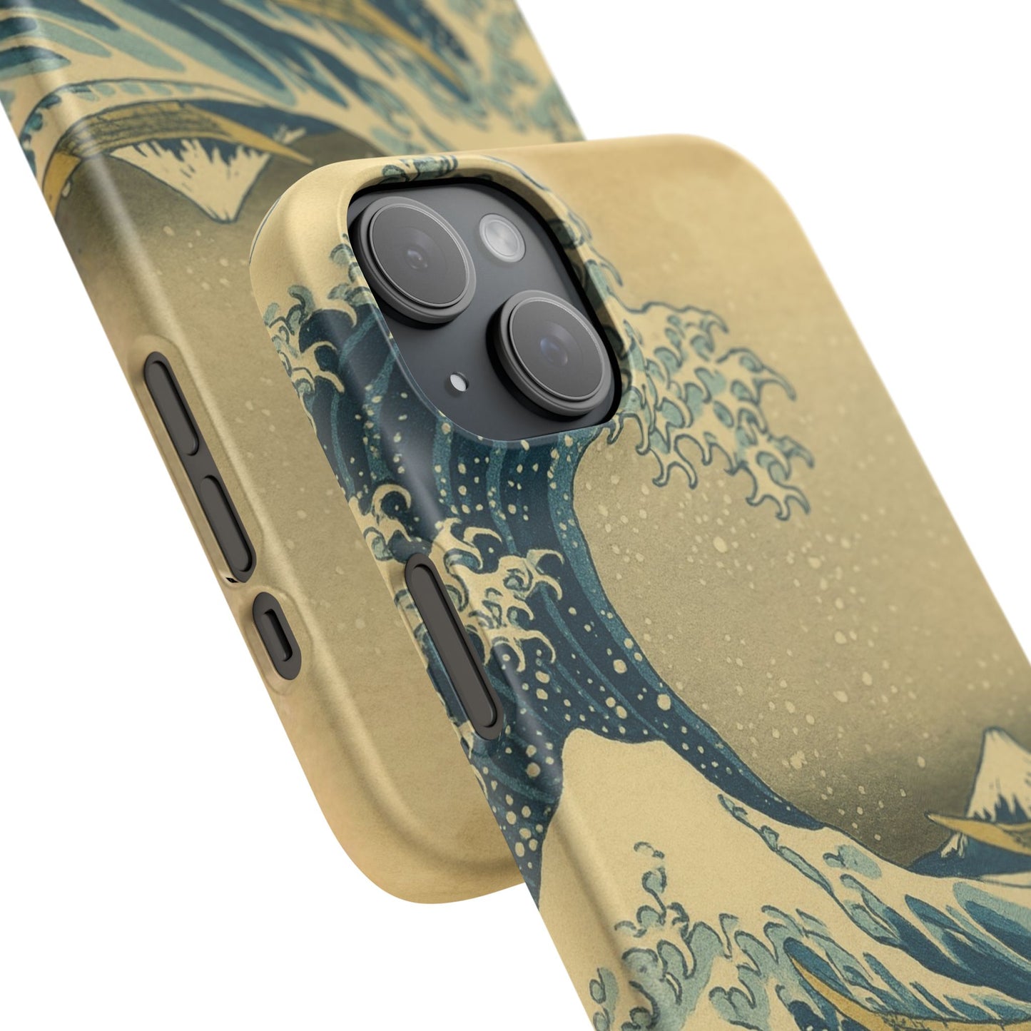 Babushka Cat x  The Great Wave Off Kanagawa Snap Phone Case