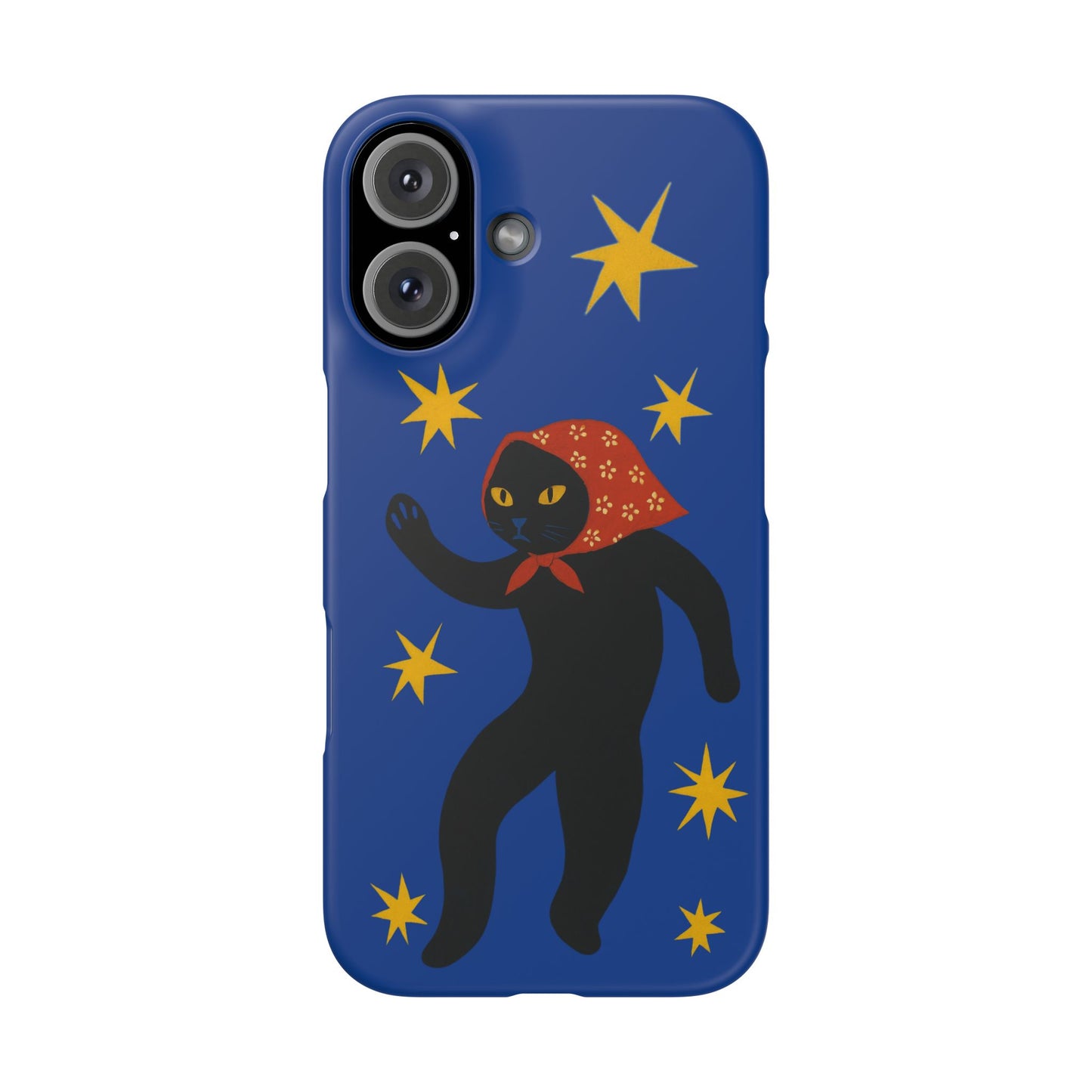 Babushka Cat x Matisse Style Snap Phone Case