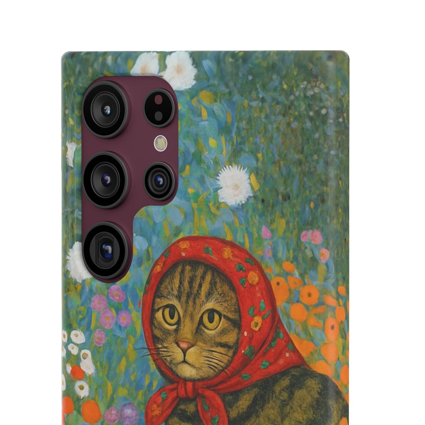 Babushka Cat Gusav Klimt Snap Phone Case