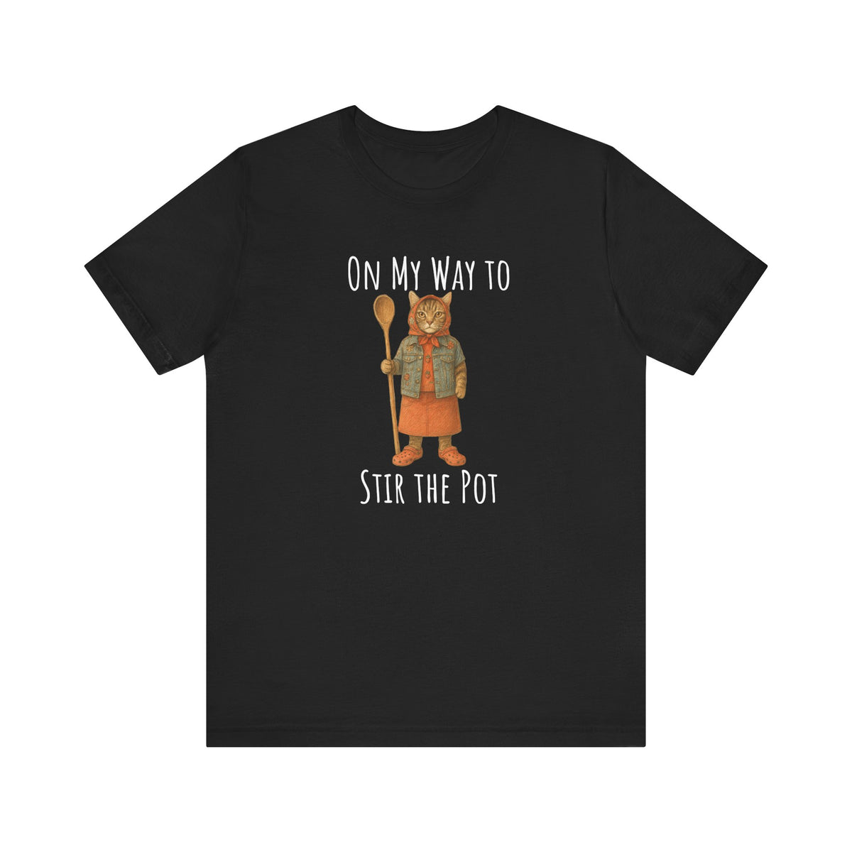 Here to Stir the Pot Unisex Jersey Short Sleeve Tee