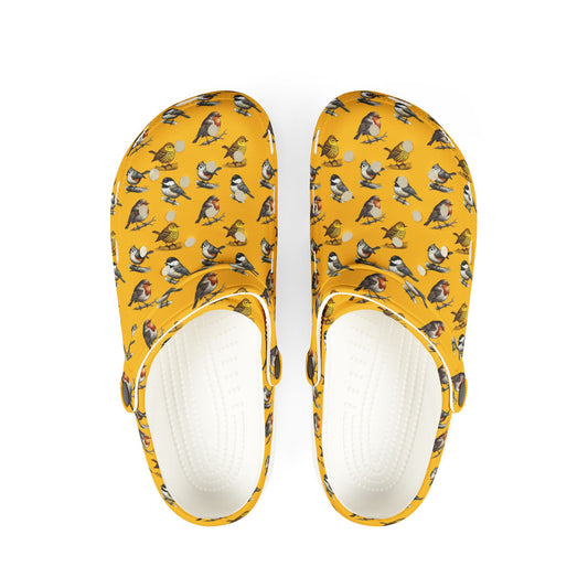 Birding Theme Granny Gliders EVA Foam Rubber Shoes