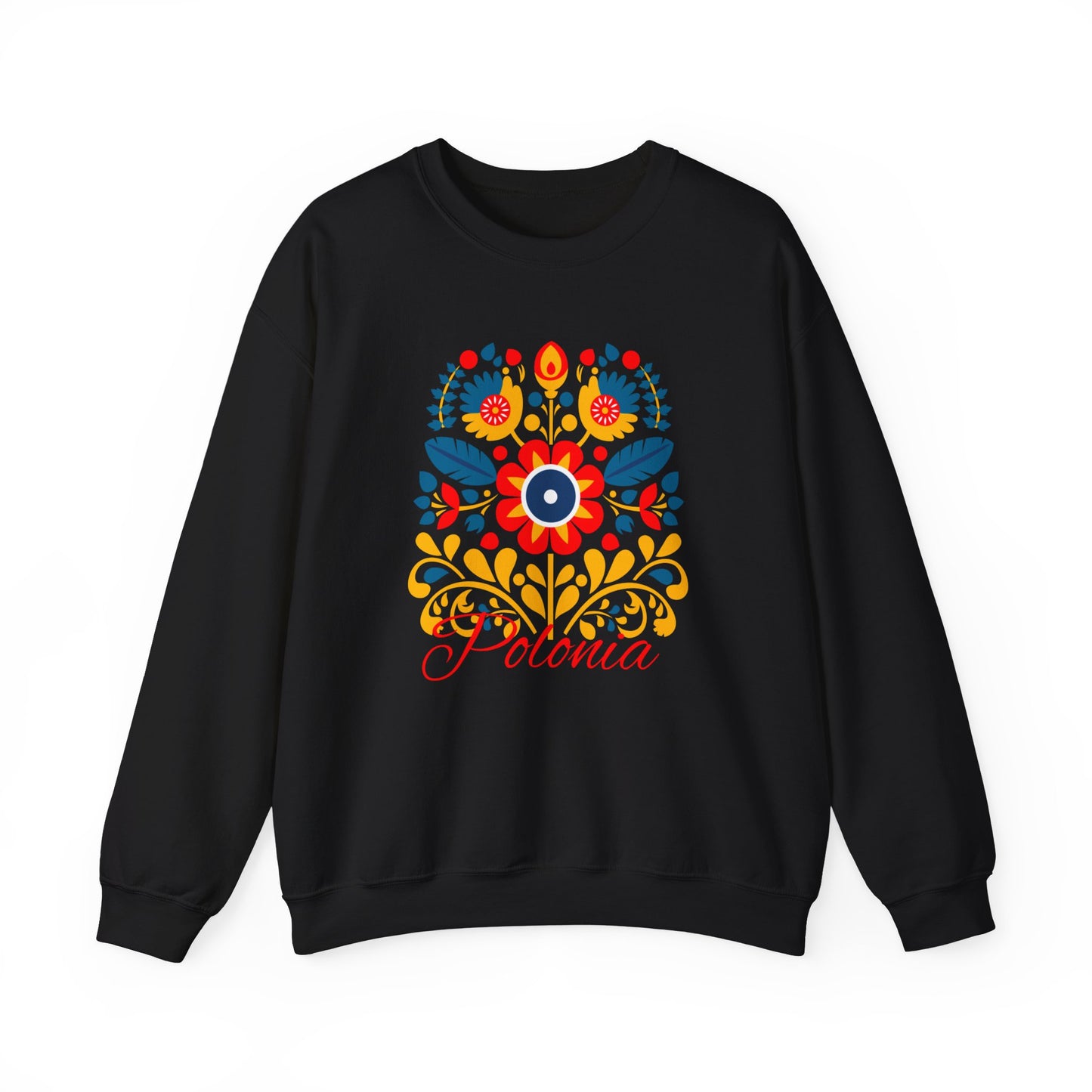 Polish Folk Art, Wycinanki Unisex Heavy Blend™ Crewneck Sweatshirt