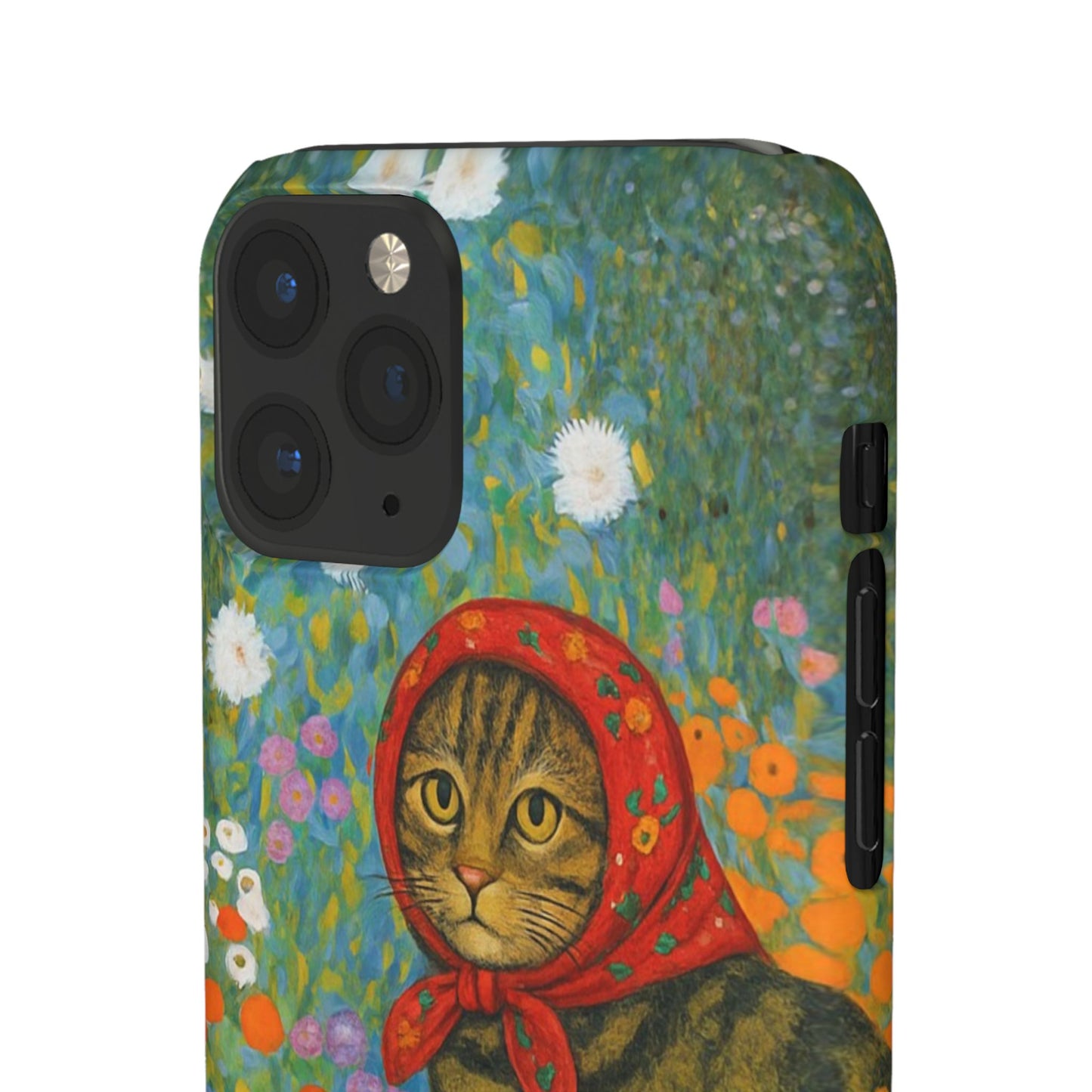 Babushka Cat Gusav Klimt Snap Phone Case