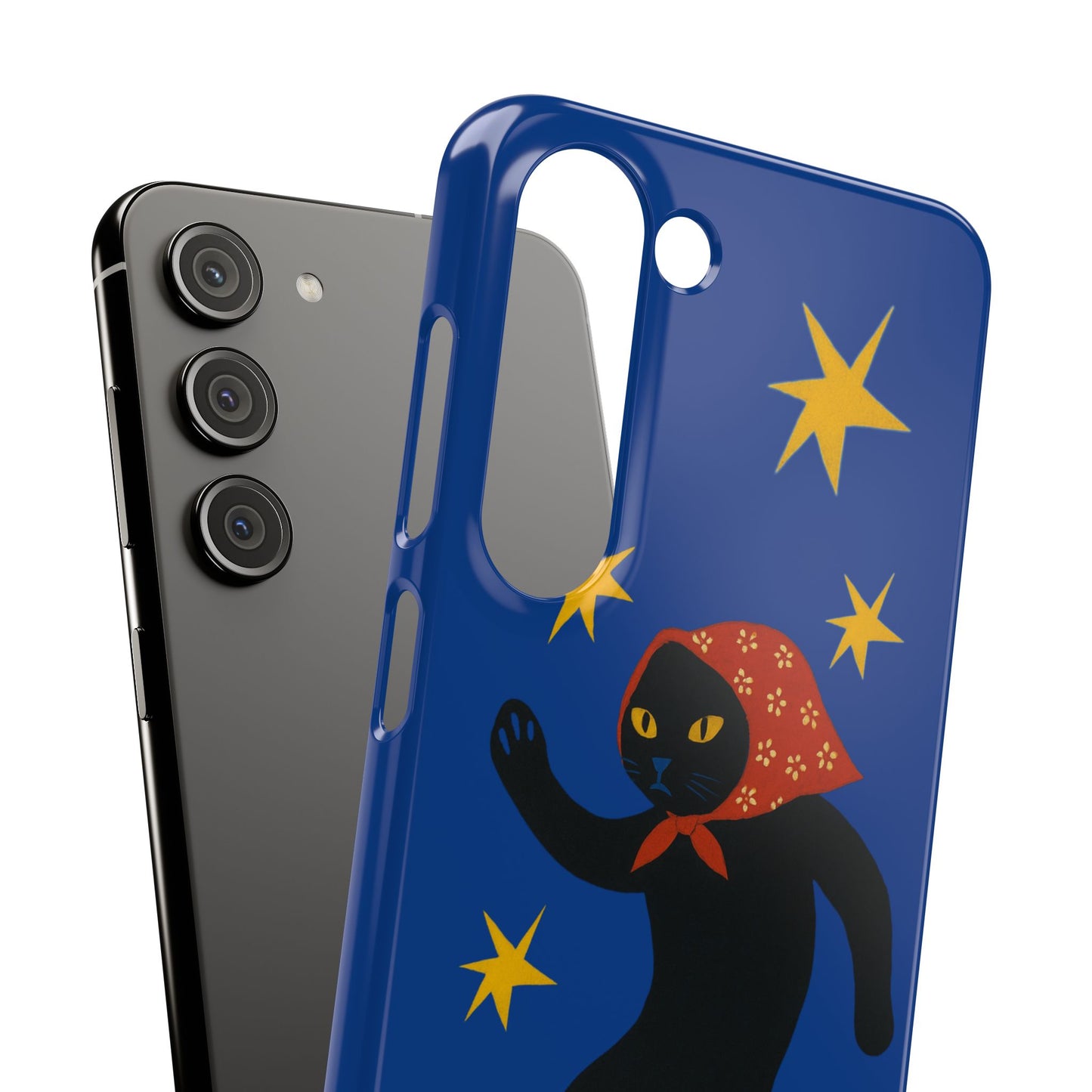 Babushka Cat x Matisse Style Snap Phone Case