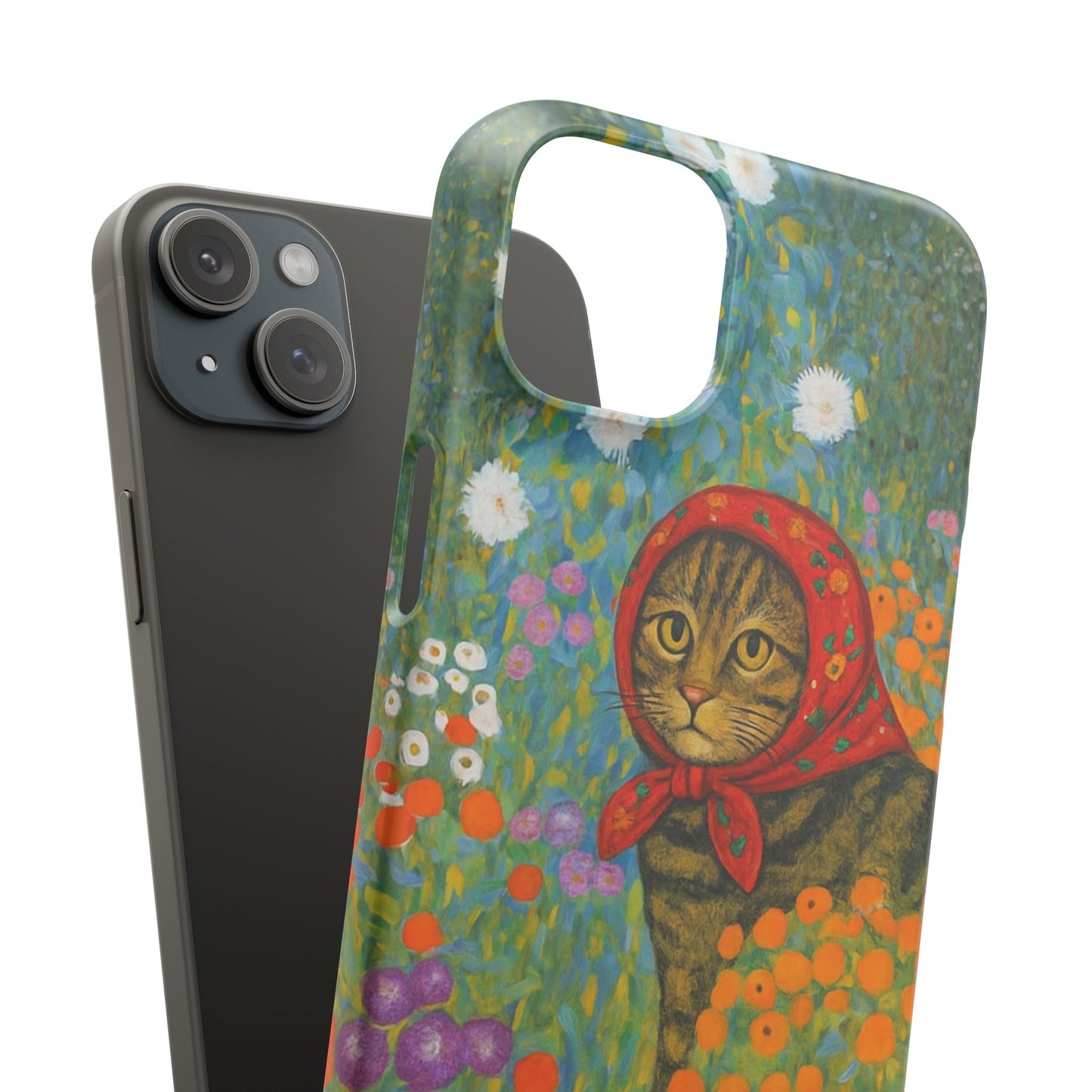 Babushka Cat Gusav Klimt Snap Phone Case