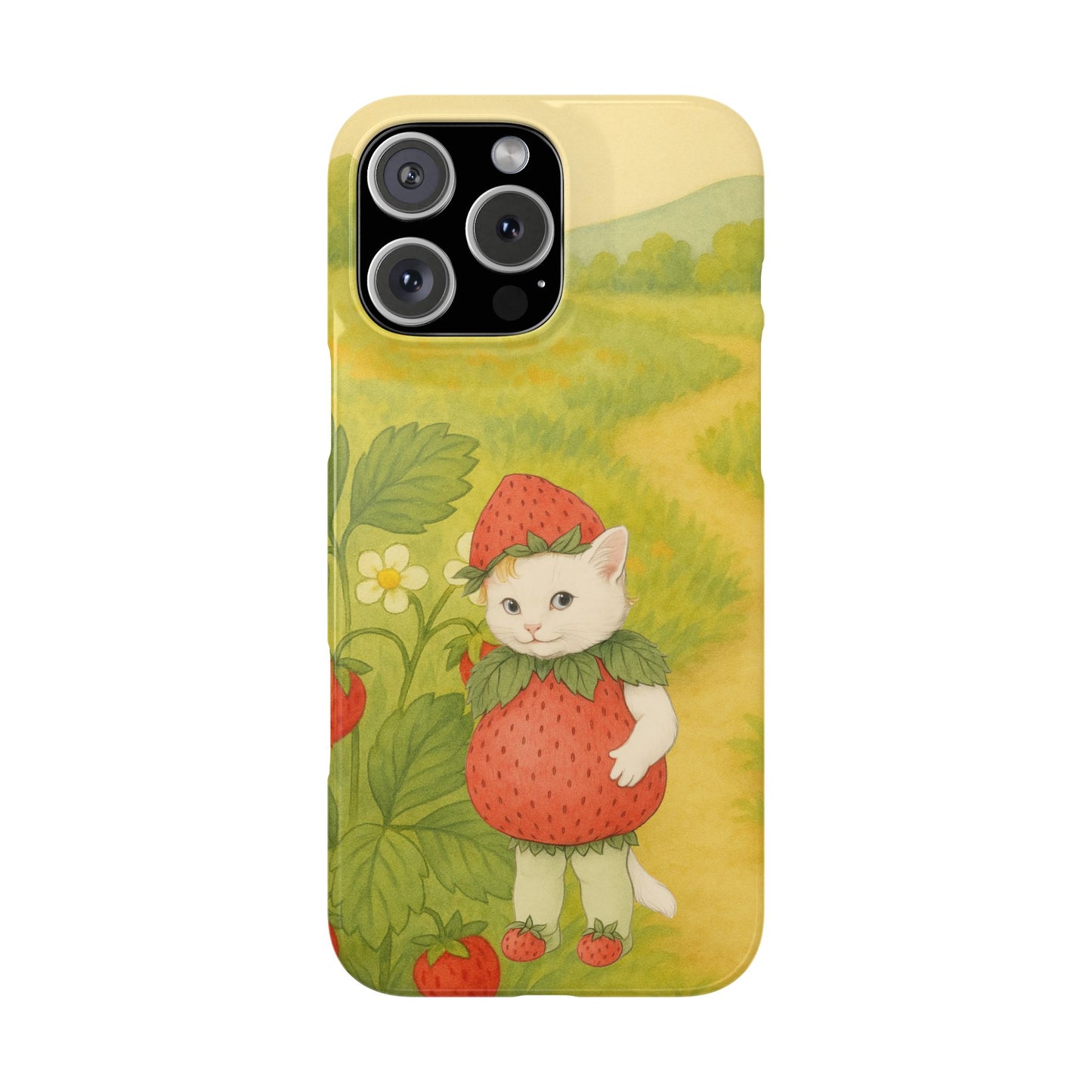 Strawberry Cat x Mother Earth's Children Snap Phone Case