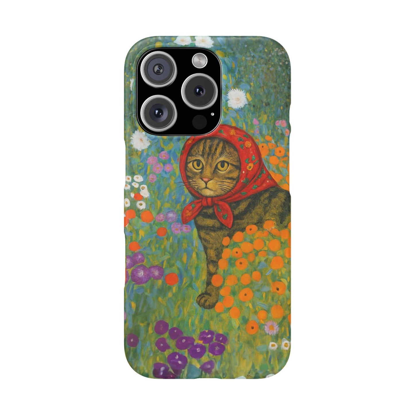 Babushka Cat Gusav Klimt Snap Phone Case