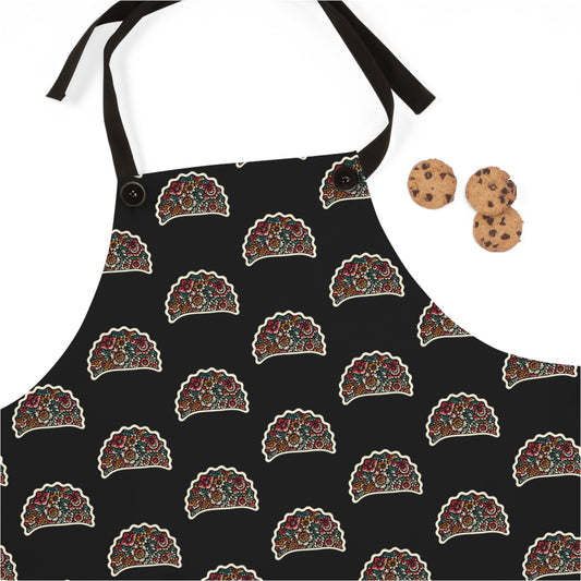 Pierogi Artistic Folk Art Apron