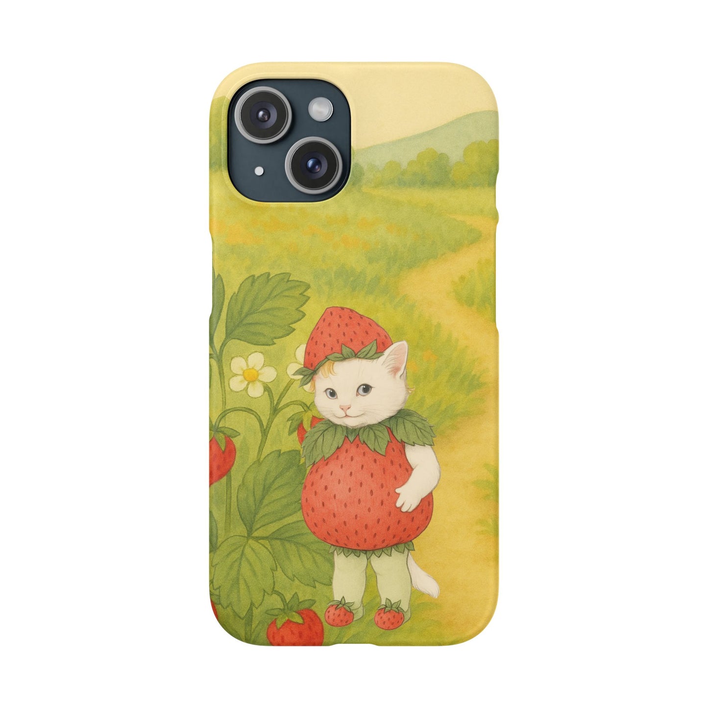 Strawberry Cat x Mother Earth's Children Snap Phone Case