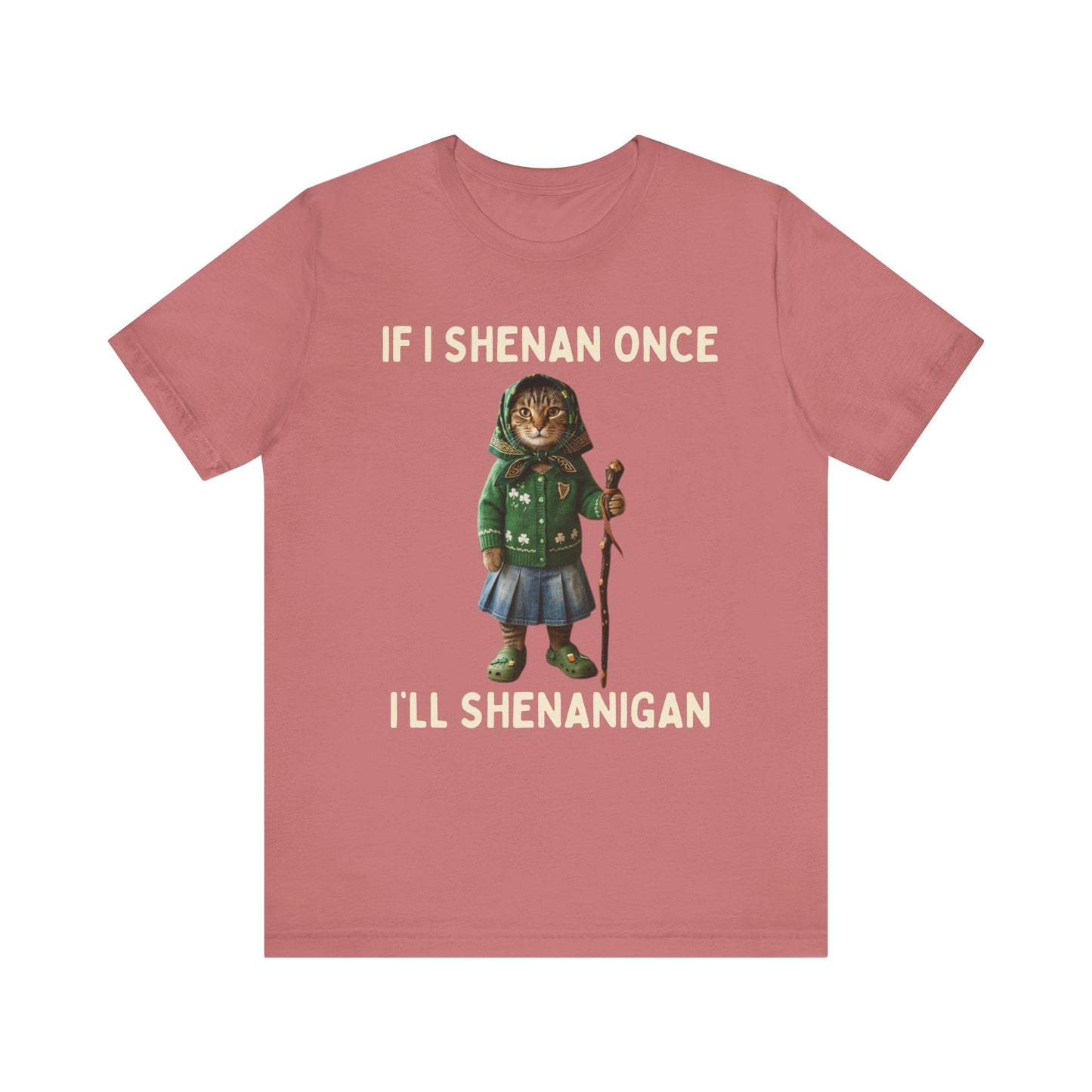 Babushka Cat Shenanigans Unisex Jersey Short Sleeve Tee