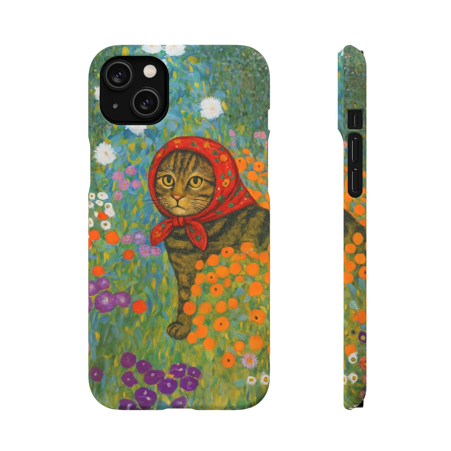 Babushka Cat Gusav Klimt Snap Phone Case
