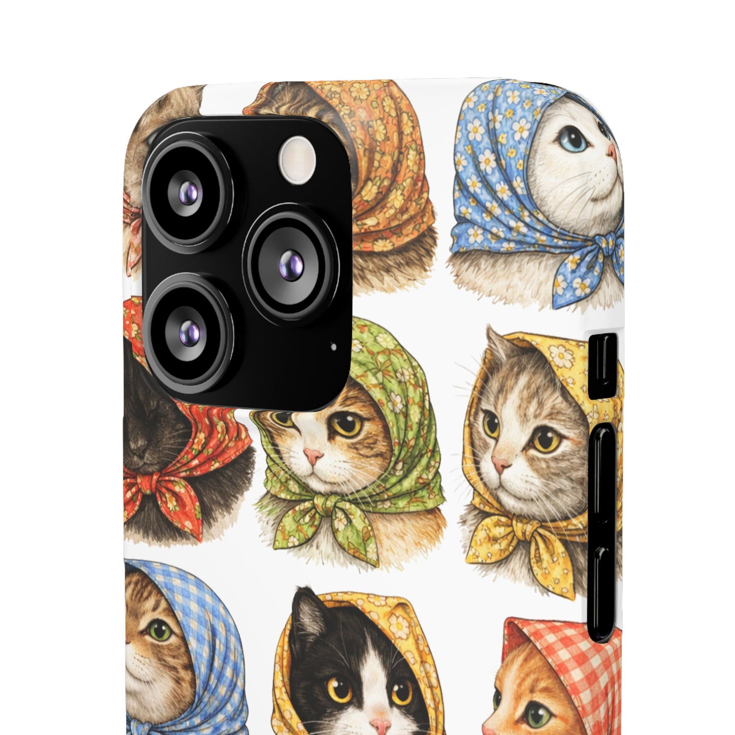 Babushka Cats Snap Phone Case