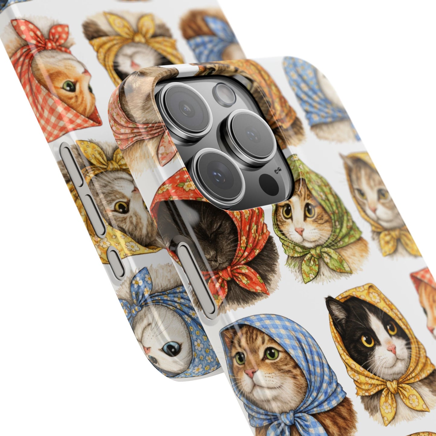 Babushka Cats Snap Phone Case