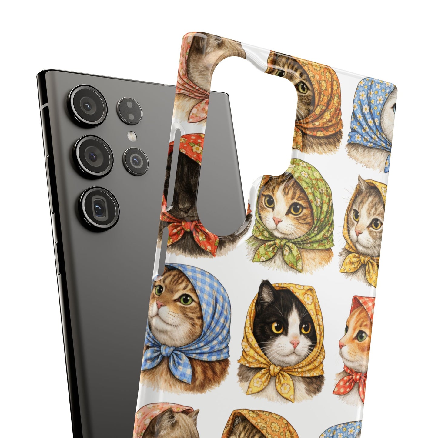Babushka Cats Snap Phone Case