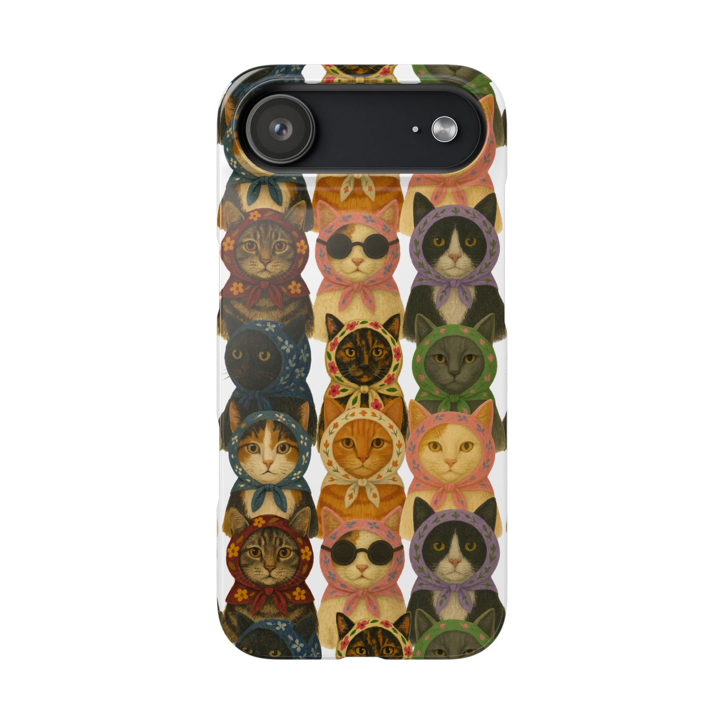 Babushka Cat Snap Phone Cases