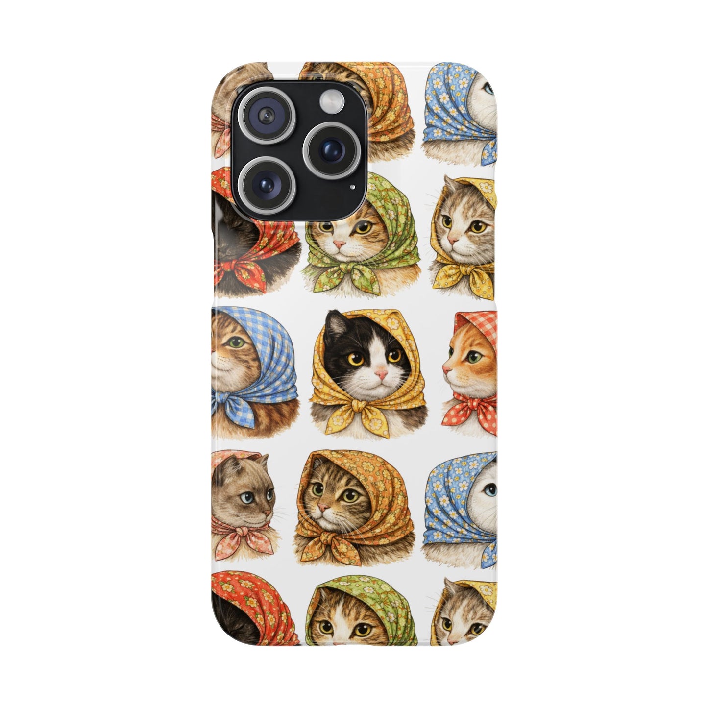 Babushka Cats Snap Phone Case