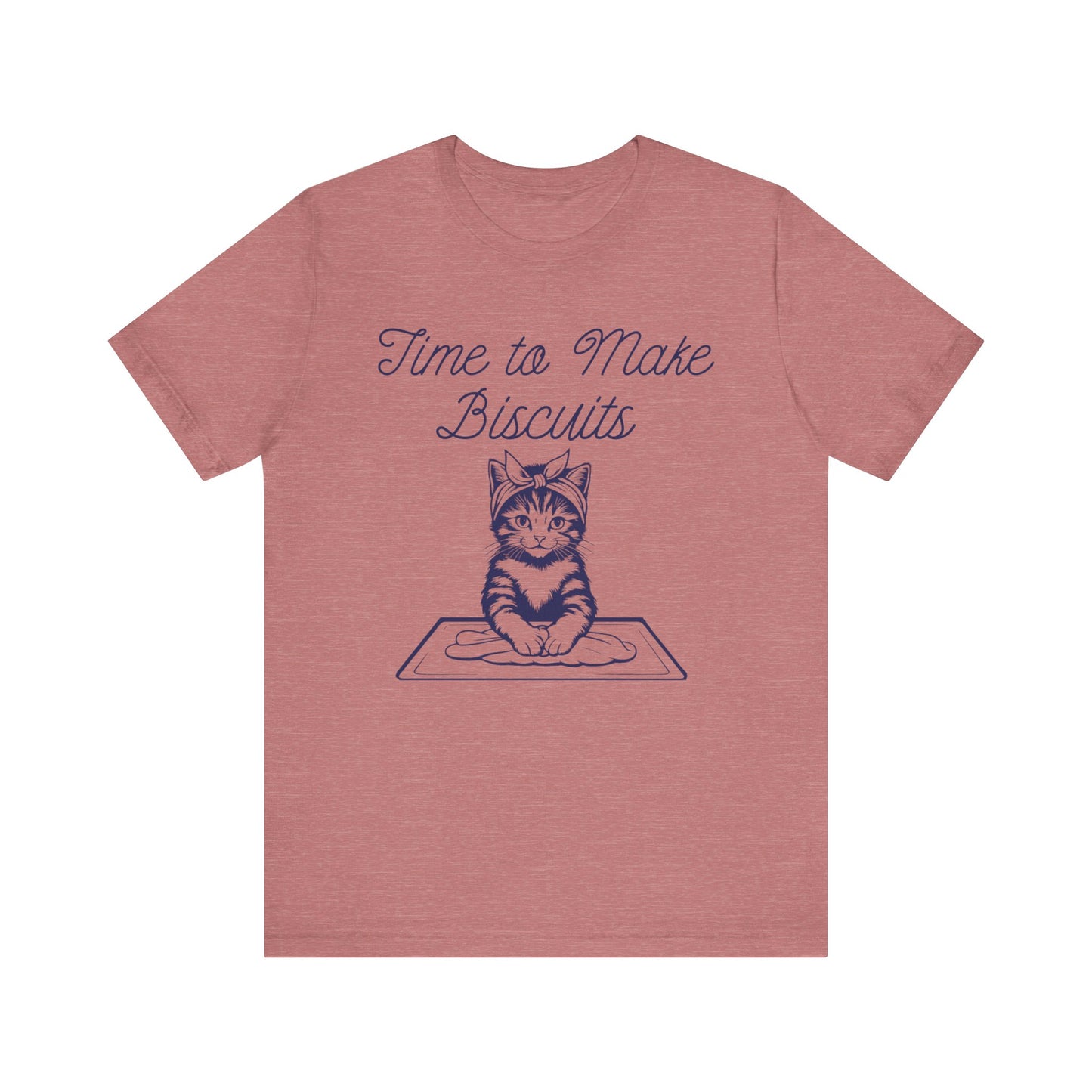 Babushka Cat Makes Biscuits Unisex Tee