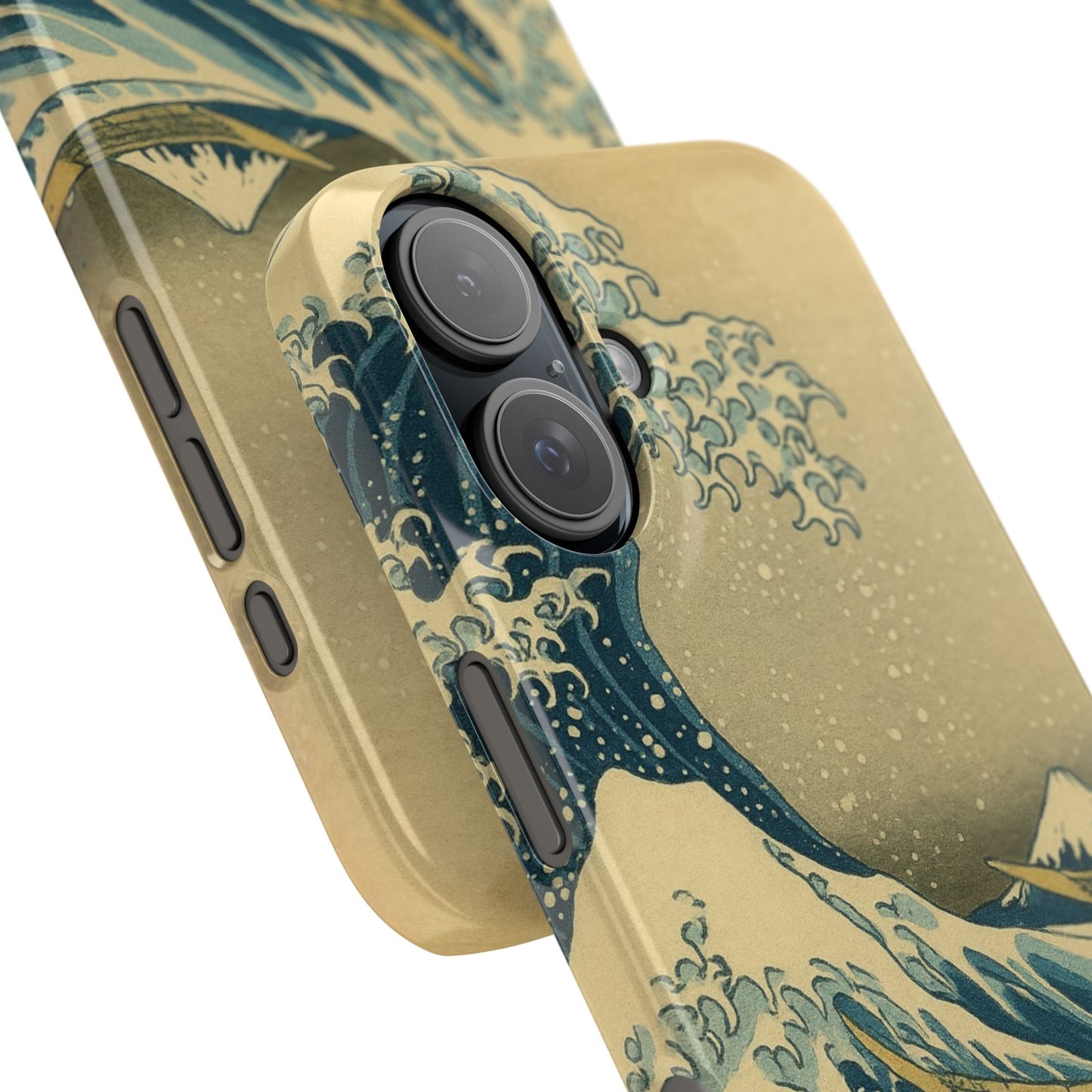 Babushka Cat x  The Great Wave Off Kanagawa Snap Phone Case