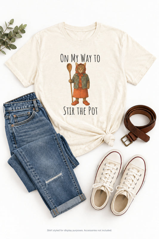 Here to Stir the Pot Unisex Jersey Short Sleeve Tee