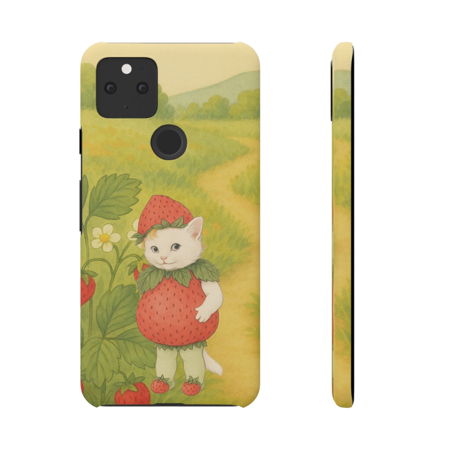 Strawberry Cat x Mother Earth's Children Snap Phone Case