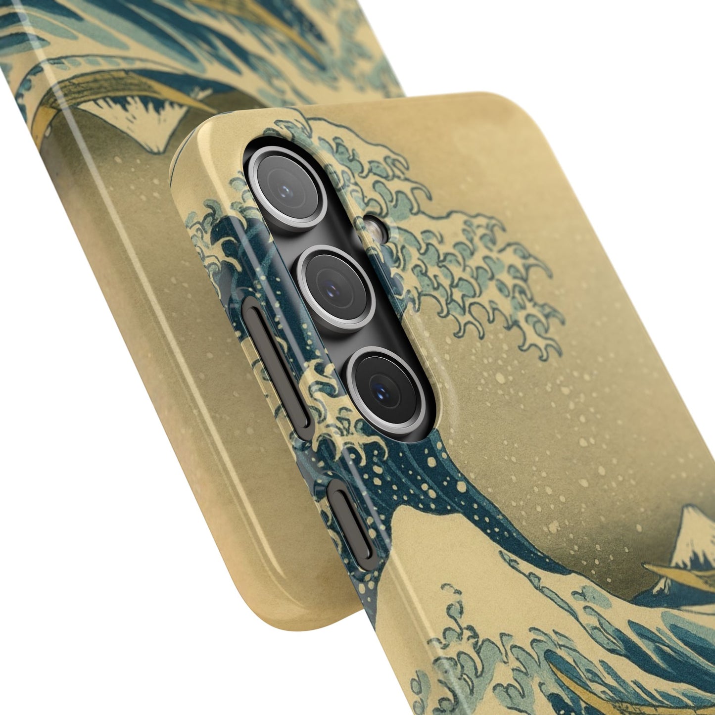 Babushka Cat x  The Great Wave Off Kanagawa Snap Phone Case