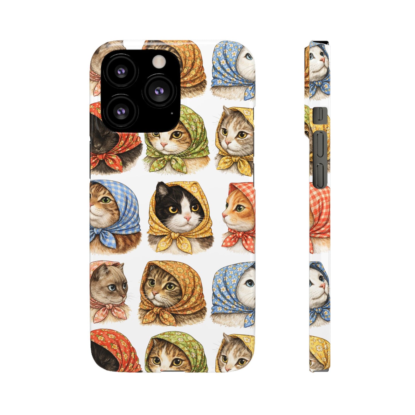Babushka Cats Snap Phone Case