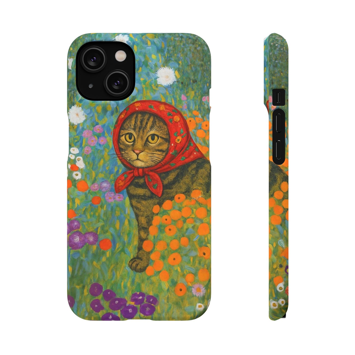 Babushka Cat Gusav Klimt Snap Phone Case
