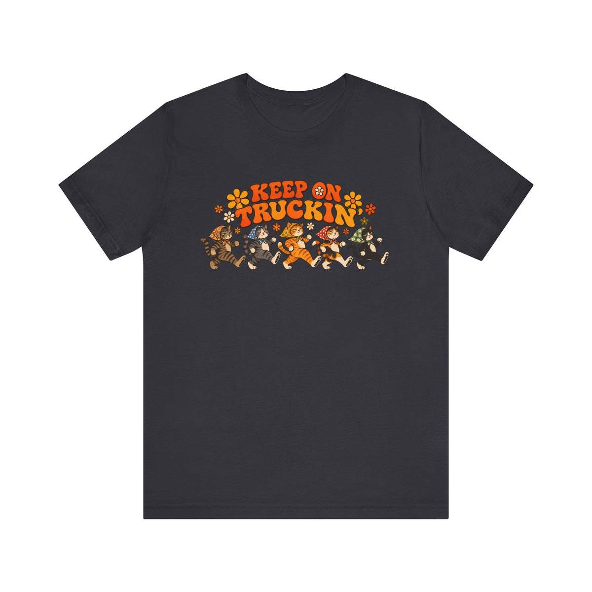 Babushka Cat Keep on Truckin' Unisex Jersey Short Sleeve Tee