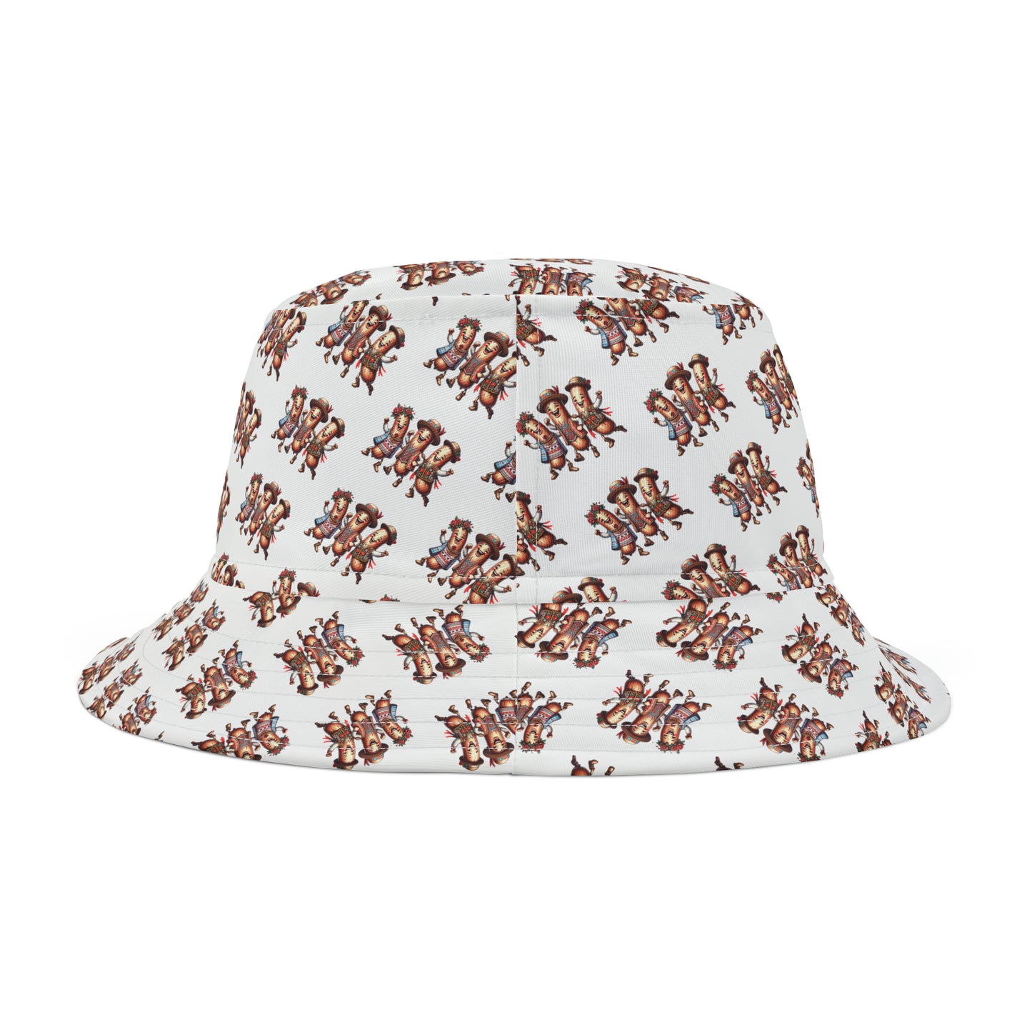 Dancing Kielbasa Polish Pride Bucket Hat (AOP)