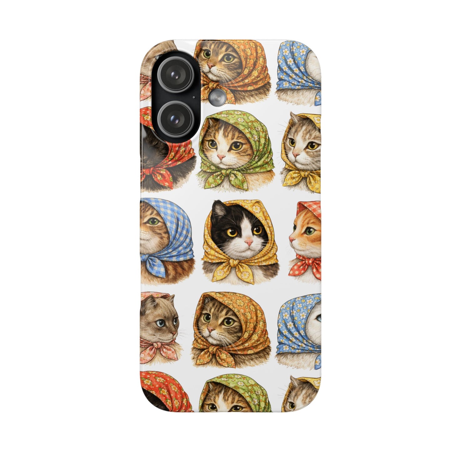 Babushka Cats Snap Phone Case
