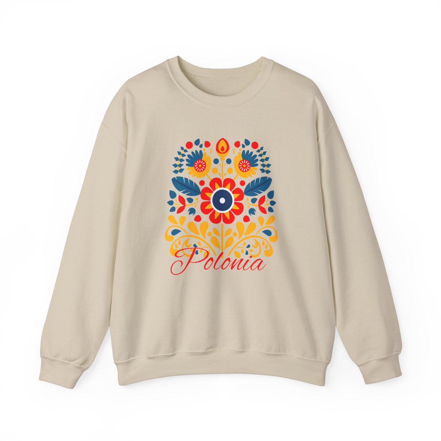 Polish Folk Art, Wycinanki Unisex Heavy Blend™ Crewneck Sweatshirt