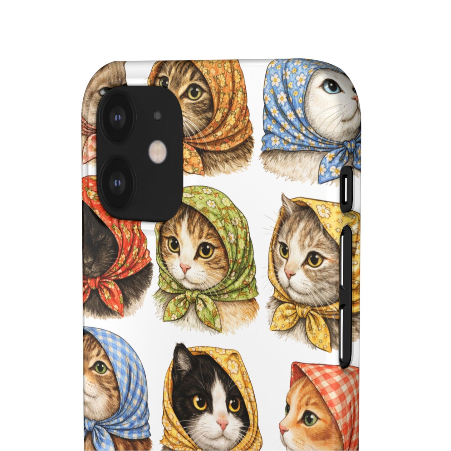 Babushka Cats Snap Phone Case