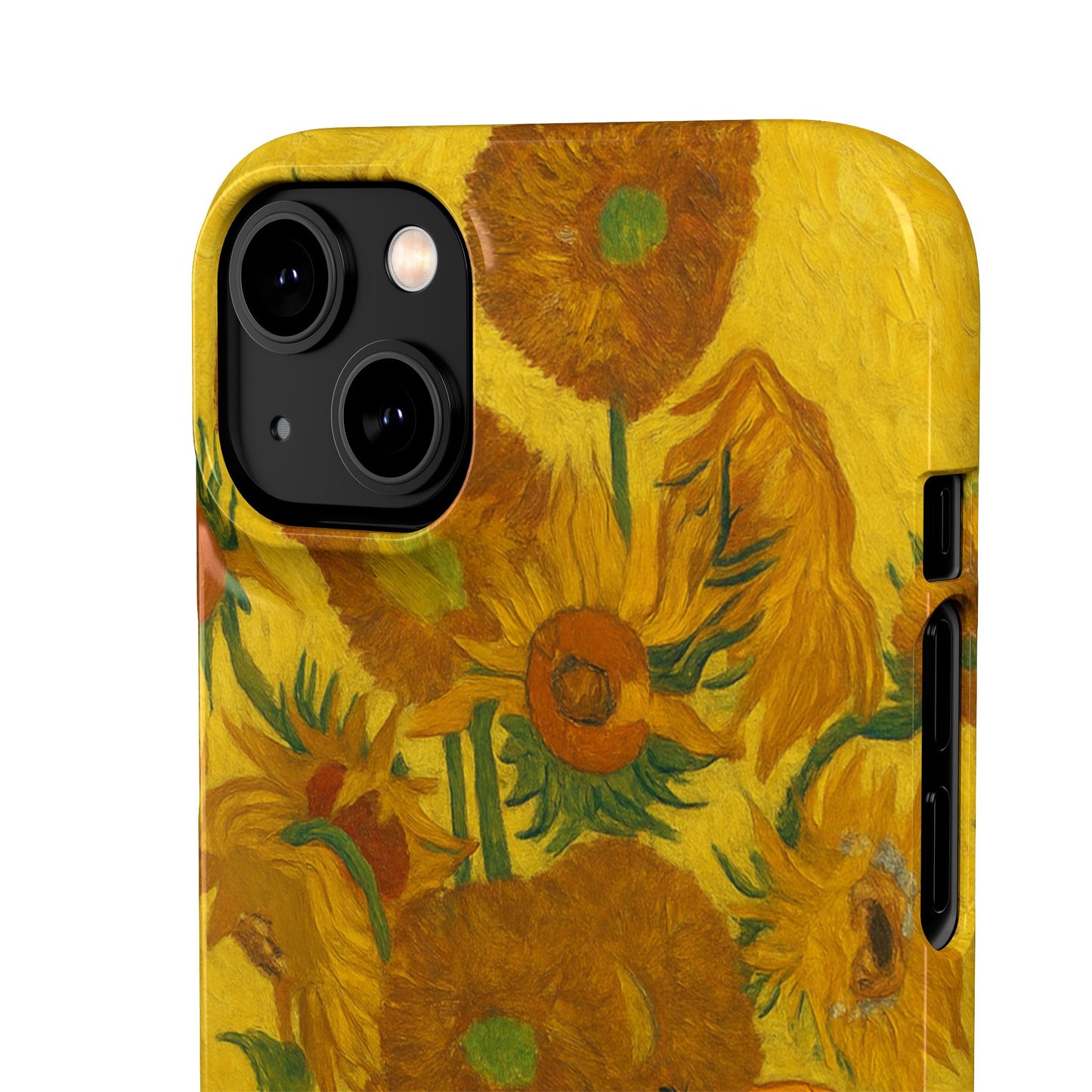 Babushka Cat Van Gogh Sunflowers Snap Phone Case