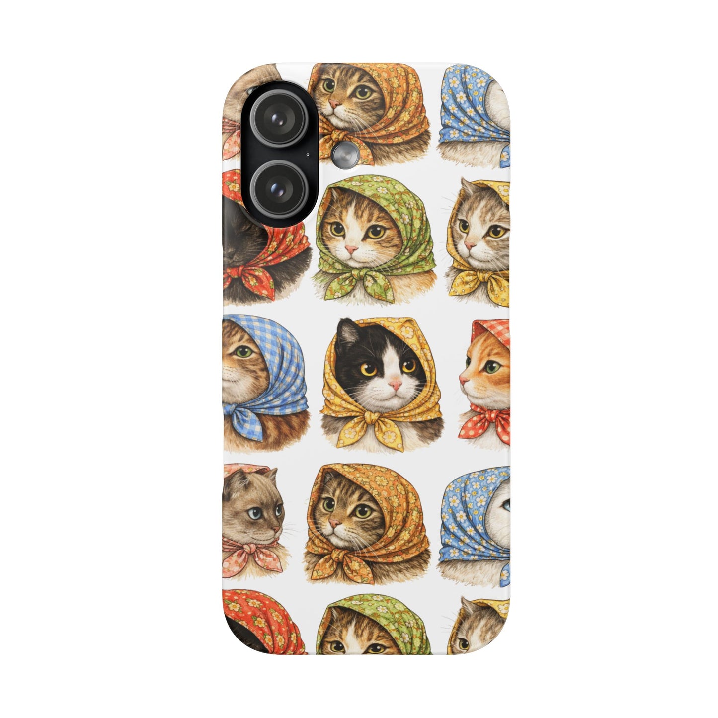 Babushka Cats Snap Phone Case