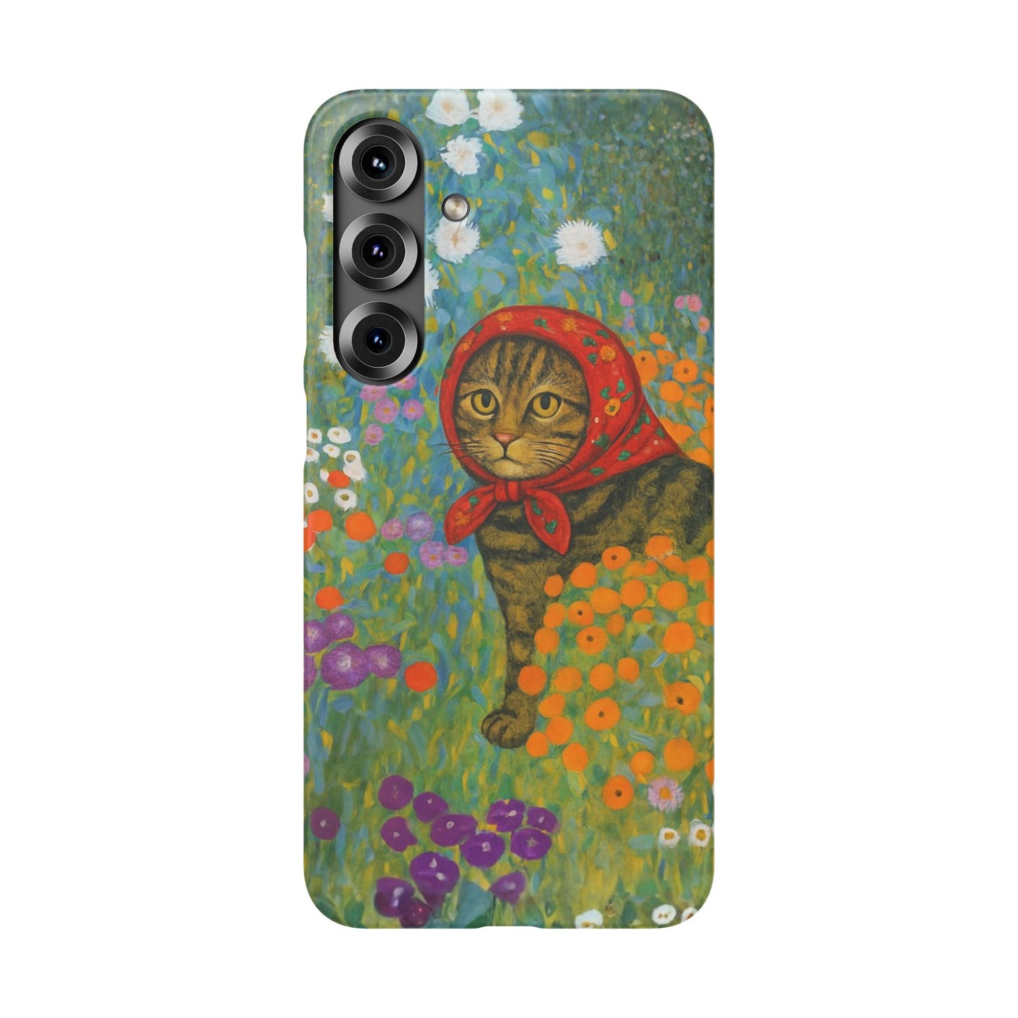 Babushka Cat Gusav Klimt Snap Phone Case