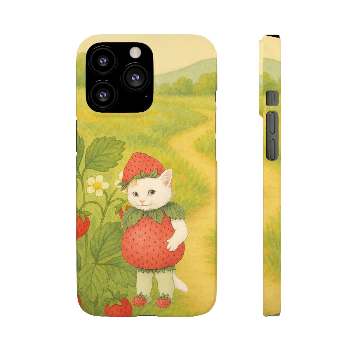 Strawberry Cat x Mother Earth's Children Snap Phone Case