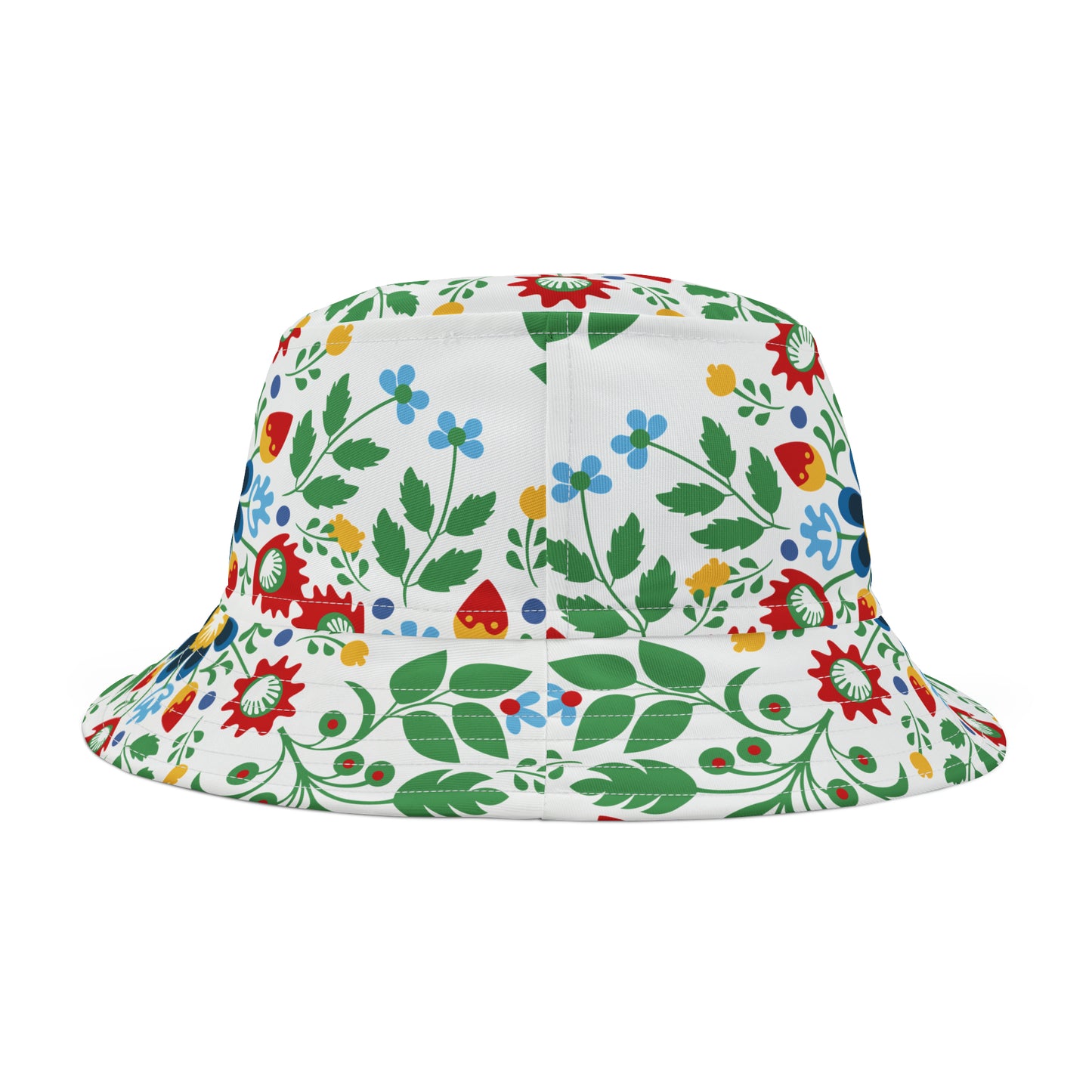 Polish Wycinanki Folk Art Floral Bucket Hat (AOP)