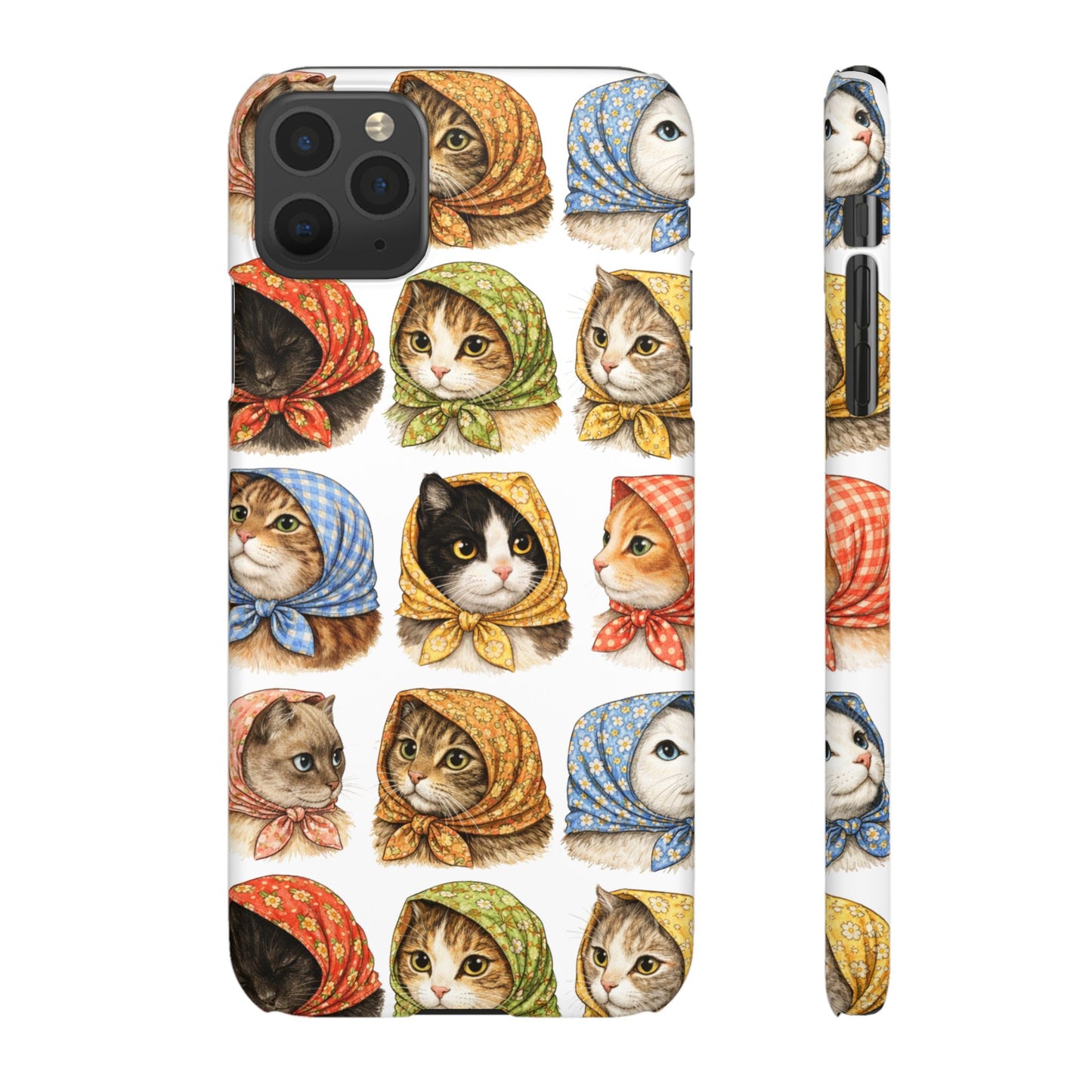 Babushka Cats Snap Phone Case