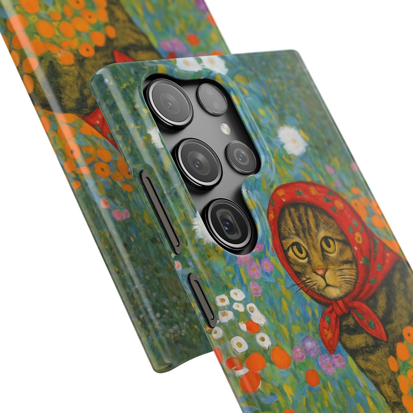 Babushka Cat Gusav Klimt Snap Phone Case