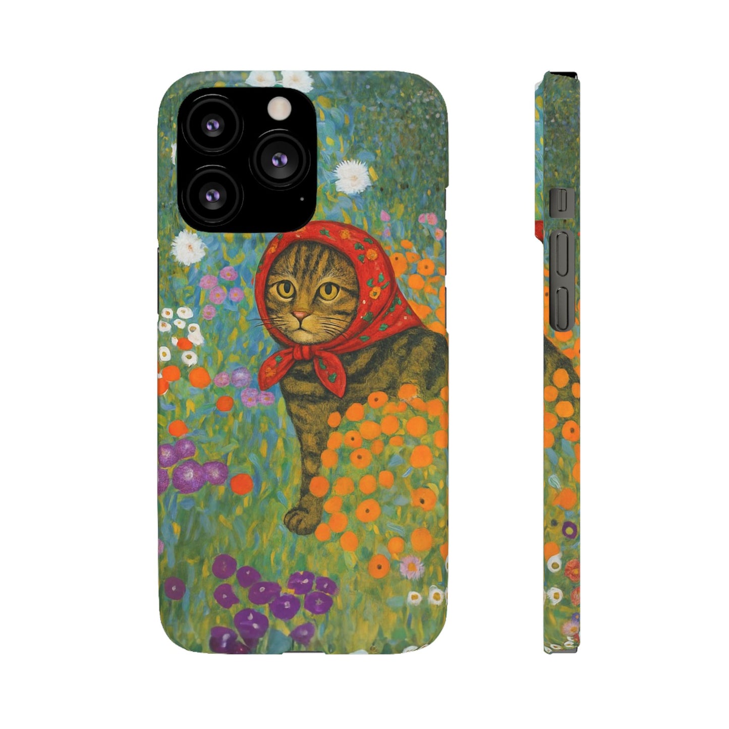 Babushka Cat Gusav Klimt Snap Phone Case