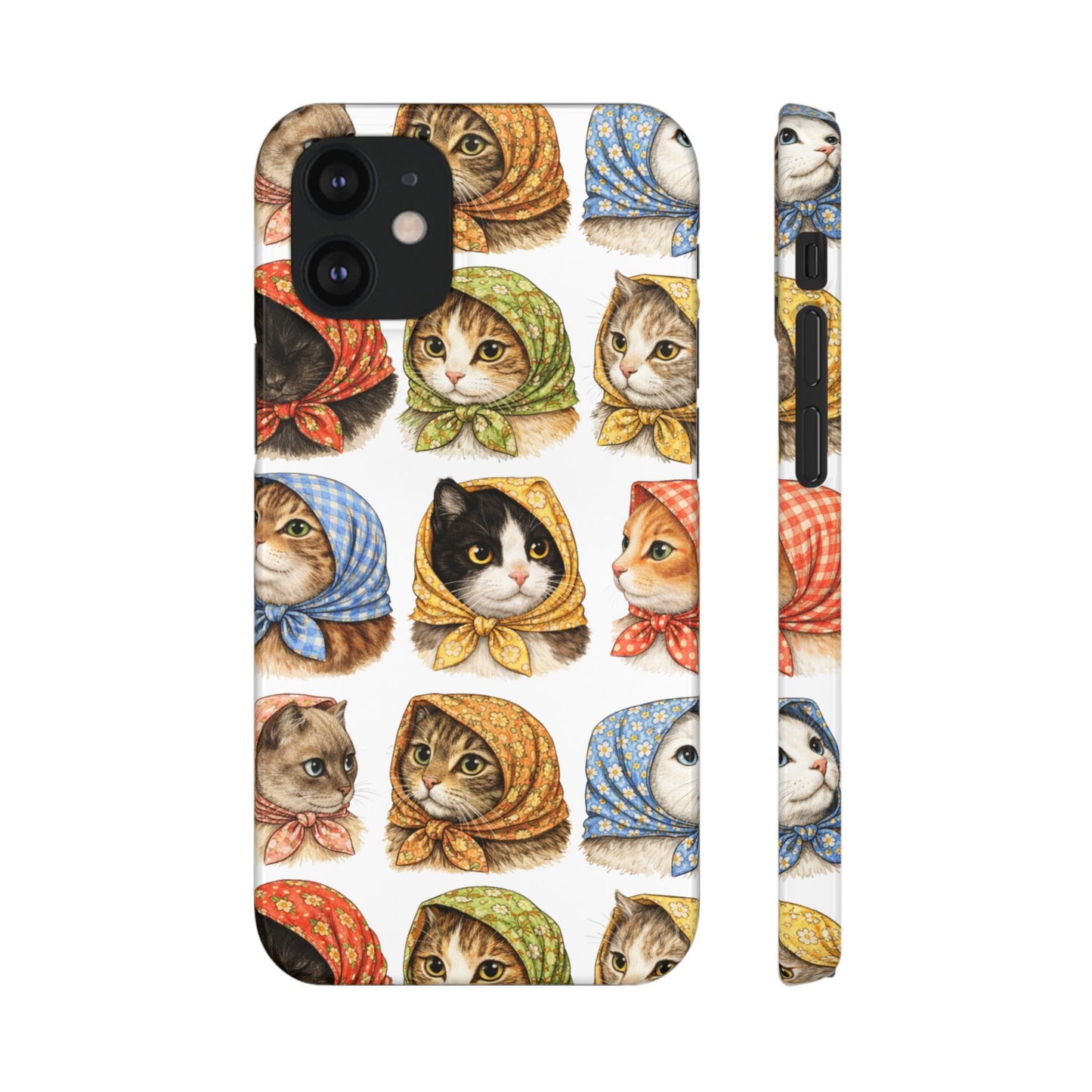 Babushka Cats Snap Phone Case