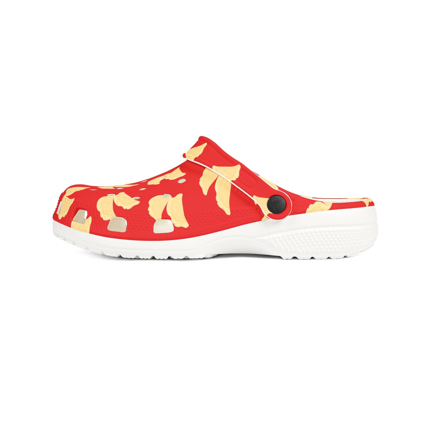 Pierogi Theme Granny Gliders EVA Foam Rubber Shoes
