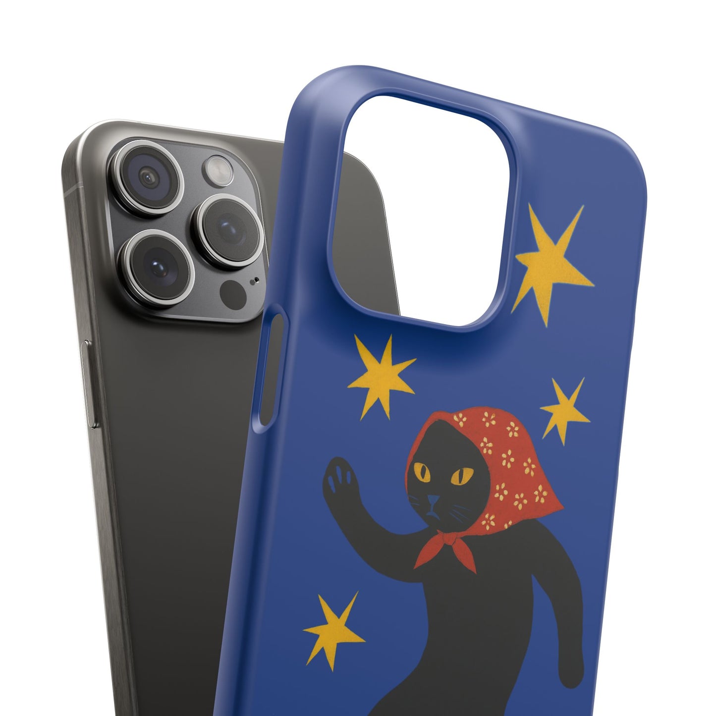 Babushka Cat x Matisse Style Snap Phone Case